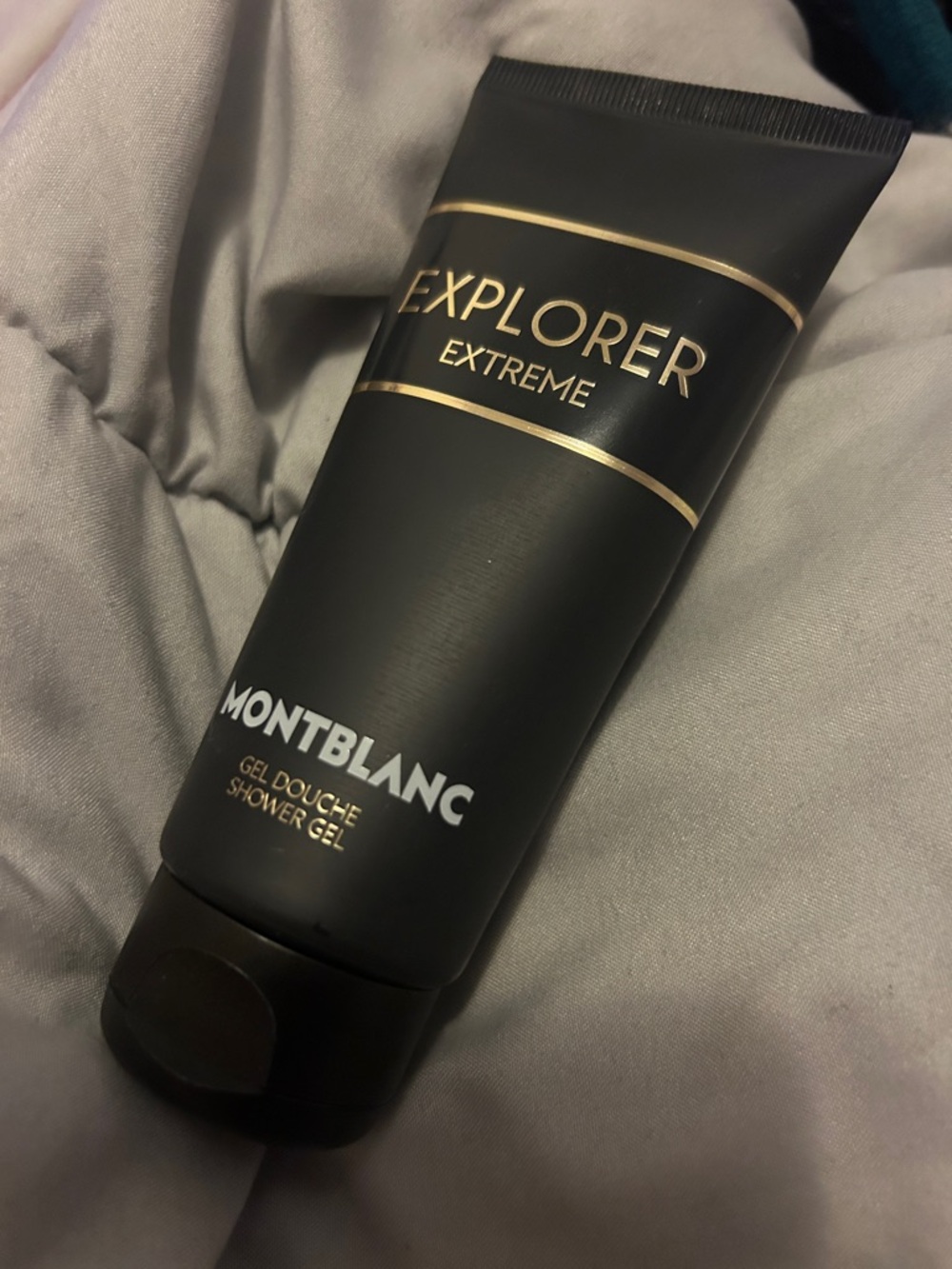 Montblanc Explorer Extreme Shower Gel - Black with Gold Accents